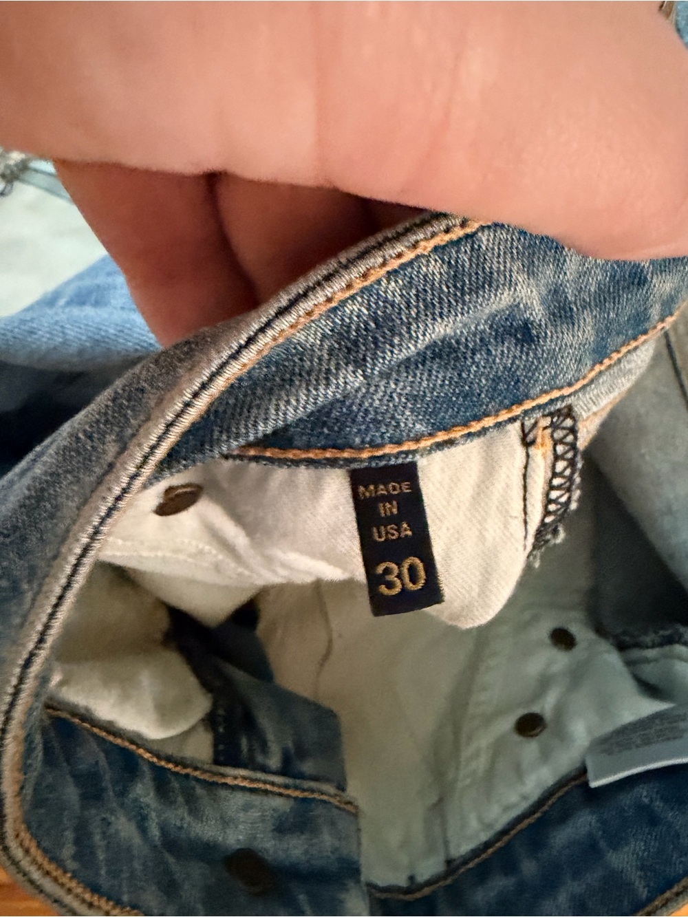 Ramy Brook Soho Sailor Button Flare Jeans | Size 30 - Picture 5 of 5